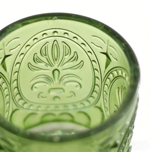 Pot à bougie en verre texturé unique, verre gaufré, bougie à la cire végétale, combustion propre pour un environnement domestique sain - Product Image 3