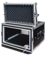 Coffre de vol de grande capacité, mallette avec séparation et plateau pro, amplificateur audio support