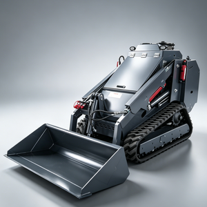Mini-chargeuse compacte à chenilles et roues interchangeable avec moteur CE/EPA, passage libre entre chenilles et roues - Product Image 2