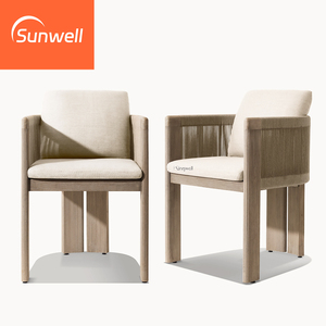 Meubles <span class=keywords><strong>de</strong></span> jardin <span class=keywords><strong>de</strong></span> luxe modernes en bois Table à manger et chaises longues Ensemble <span class=keywords><strong>de</strong></span> table <span class=keywords><strong>de</strong></span> jardin en teck <span class=keywords><strong>pour</strong></span> hôtel Patio <span class=keywords><strong>Balcon</strong></span> - Product Image 3