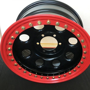Rueda de Acero con Aro Beadlock de 17x7 Pulgadas para Vehículos Todoterreno 4x4, Suministro de Fábrica - Product Image 3
