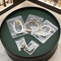 Sacs à fermeture éclair en PVC givré mat personnalisés, résistants aux chocs, impression offset, 100 pièces, pour boucles d'oreilles, bracelets, colliers, fabriqués en Chine