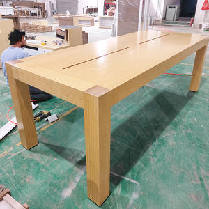 طاولة عرض مركزية رخامية لمتجر الهواتف المحمولة مع خزانة عرض خشبية وطاولة الكاشير - Product Image 1