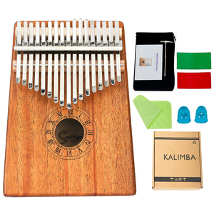KLB17-1 2020 Vente chaude Instrument de musique 17 touches Corps en acajou massif Piano électrique à pouce <span class=keywords><strong>Kalimba</strong></span> - Product Image 1