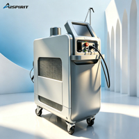 Équipement professionnel de salon : Laser à impulsions longues vertical sur chariot avec refroidissement DCD pour l'épilation des poils fins sur peaux bronzées foncées