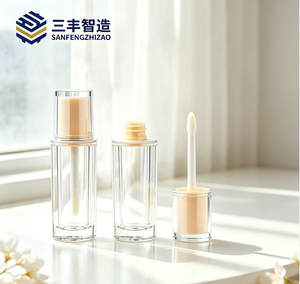 Clear PETG <b>Lip</b> Gloss Bottle 5ml Screw Cap Empty Refillable Cosmetic Container for <b>Lip</b> Balm Makeup - Product Image 4