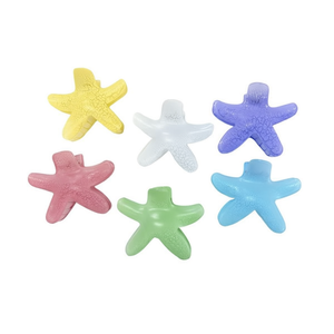 Fermaglio per capelli a forma di stella marina craquelé da 9 cm per donne e ragazze, accessori per capelli colorati - Product Image 2