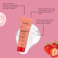 Dentifrice Enfant ORALHOE Soin des Dents Nettoyage en Profondeur Naturel à la Fraise en Gros