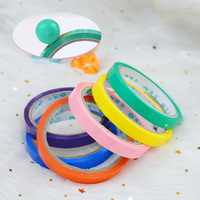 Boules collantes colorées avec ruban adhésif, longueur 30M, épaisseur 0.5mm, pour décompression, ensemble de jouets DIY, taille 23CM, matériau Tpe