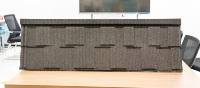 Tuiles de toiture métalliques modernes Milano de haute qualité, revêtues de pierres naturelles de 0,40 mm, isolation acoustique