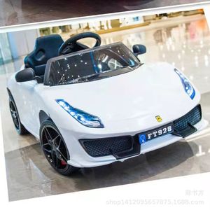 Children Electric Car Dual <b>Drive</b> Four Wheel Remote Control Rechargeable Toy Car For Kids 1-6 Years Old Pink FT928 - Product Image 4