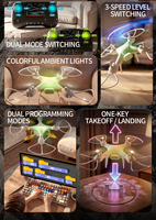 Drone éducatif Dwi Dowellin |   Drone éducatif programmable avec flux optique |   Drone STEM d'intérieur pour l'apprentissage du codage et du vol