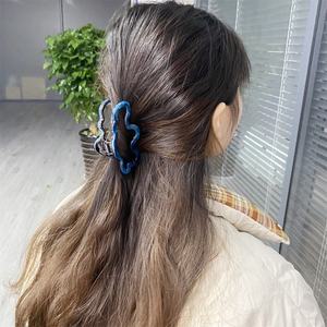 Groothandel Nieuwe Ontwerp Fabriek Acetaat Haar Klauwen Eenvoudige Marmeren Strass Grote Klauw Haar Clips Voor Vrouwen - Product Image 4