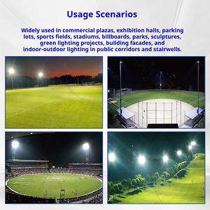 Au kho công suất cao nhẹ Lũ lụt dẫn bãi đậu xe Tạp dề <span class=keywords><strong>450W</strong></span> sân vận động dẫn đèn chiếu cao mast dẫn nhẹ Lũ lụt ánh sáng 600Watt - Product Image 6