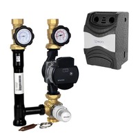 Grupo de Bombas de Caudal Fijo 20-55C 30-70C para Calefacción por Suelo Radiante con Control Industrial y Programación PLC con Comunicación RS485