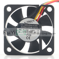 Ventilateur de refroidissement ADDA 0.07A 4010 40X40X10MM 4CM silencieux à double roulement à billes pour châssis AD0412DB-G73, fabriqué à Taïwan