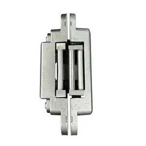 ヘビーデューティー180度隠しドアヒンジ亜鉛合金モダンデザインインビジブルヒンジ寝室ドア用調整可能BS100容量 - Product Image 4