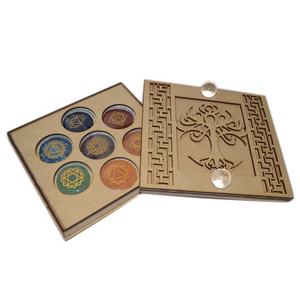 Cristales de Ágata Natural en Bruto para Reiki, Juego de 7 Chakras, Hechos a Mano, Feng Shui - Product Image 3