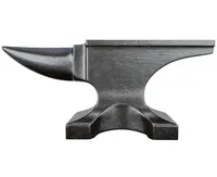 Инструмент для изготовления ювелирных изделий из Китая, двойная наковальня из кованой закаленной стали 100 кг с изогнутым основанием