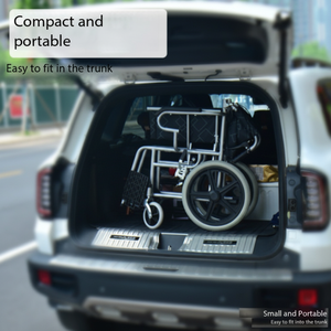 Chaise de toilette Handicap pour vieil homme Chaise d'aisance en aluminium avec roues - Product Image 1