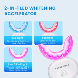 Kit de Blanqueamiento Dental Recargable para Uso Doméstico Recomendado por <span class=keywords><strong>Dentistas</strong></span> con Estuche de Carga UV y Bolígrafos de Gel Personalizados - Product Image 5