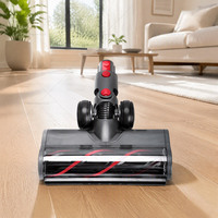 Brosse motorisée à gros rouleaux pour tapis et sols, tête de brosse électrique turbo avec lumière LED pour aspirateurs Dy-son V7 V8 V10 V11, pour garage et usage domestique