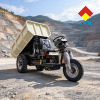 Mini-dumper diesel 2,5T, moteur Changchai 24 CV, démarrage électrique, Henan Machinery pour le transport dans les carrières et zones minières de Bolivie