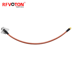 Manufacturer SMA Male Plug <strong>to</strong> N Female Jack Panel Flange Chassis Mount 4 Holes RG400 Jumper Cable Assembly 30cm - Product Image 2