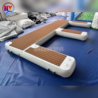 Plateforme Flottante Gonflable 4x2m Antidérapante pour l'Accostage de Bateaux et Jet-skis - Vente en Gros Usine
