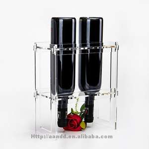 Soporte para Botellas de Champán, Exhibidor de Botellas de Vino de Acrílico Transparente, Exhibidor de Vino de Acrílico Personalizado - Product Image 4