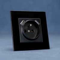Enchufe de alta calidad de Color Blanco, Negro, dorado y gris con puertos USB dobles, enchufe de pared, enchufe de carga rápida