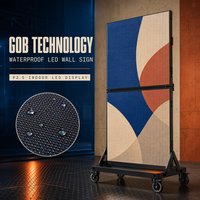 Teknologi GOB P2.5 Layar LED Poster Lipat untuk Dinding dengan Kecerahan 1200cd, Kedalaman Warna 16-Bit, Garansi 2 Tahun, 4K HDR10