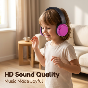 Elegantes auriculares Bluetooth para juegos para niños, auriculares de estilo supraaural con micrófono, función ANC para clases en línea y juegos de PC - Product Image 3