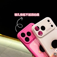 Nouvelle coque de téléphone portable 3D Astronaute pour iPhone 13 16 18 Pro 17 Pro Max, antichoc, couleur bonbon, coque arrière
