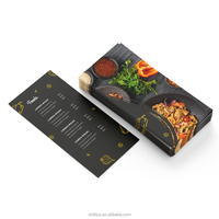 Menu de Restaurant à Emporter Personnalisé Imprimé : Flyer, Dépliant Triptyque, Publicitaire et Impression