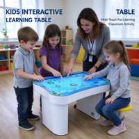 Table interactive tout-en-un à écran multi-touch avec SDK et animations pour les expositions muséales, les salles de réunion et les centres commerciaux