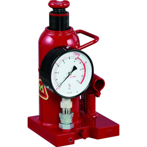 Cric hydraulique Masada MH-10P, capacité 35Mpa avec manomètre pour levage lourd - Product Image 1