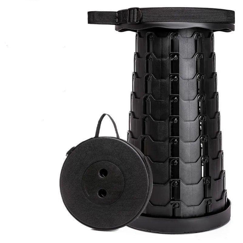 Портативный выдвижной стул для кемпинга, легкий складной телескопический стул