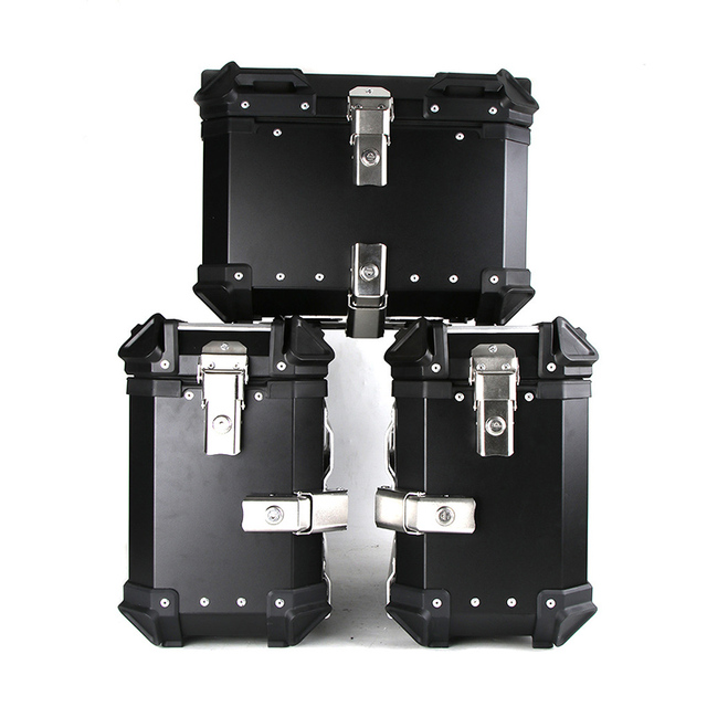 38L Side Box Tail  Rear Case Pannier Case Trunk Box Tail Delivery Side Aluminum Alloy Motorcycle Boxes