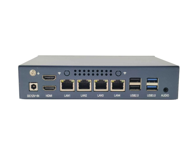 EVUC Fanless Industrial Mini PC Intel Core I5/i7 4th 5th Gen 4*Intel I210 Gigabit LAN Firewall Router with MSATA Dual