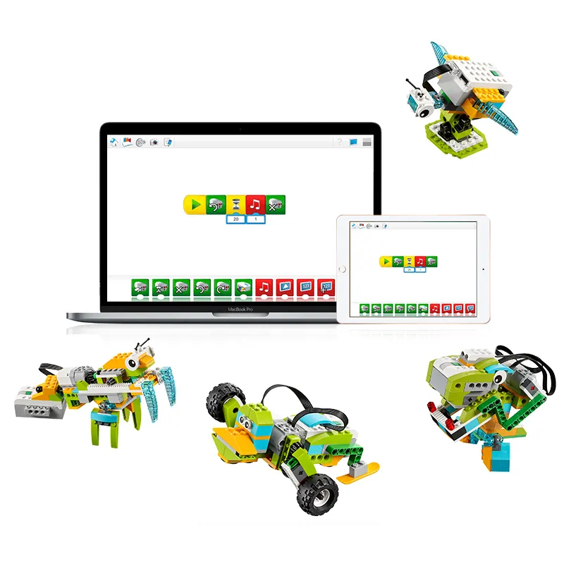 Wedo 20 Robot Set Education Robot Program STEM Education Assembly Robot Toys Children Educational Creative DIY Kids Game Block