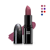 Vente en gros personnalisée de rouges à lèvres véganes minéraux hydratants, mats, imperméables et biologiques de haute qualité, marque privée, maquillage
