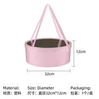 Cajas de Regalo para Frutas y Flores de la Marca AS3, para Manualidades Navideñas, con Ventanas Transparentes de Laminado, Portátiles, con Cuerda y Logotipo Estampado en Caliente