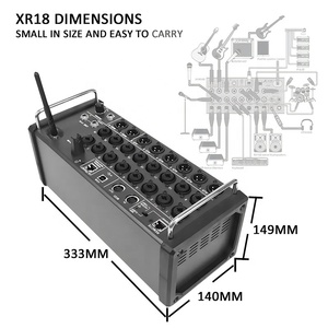 ตัวควบคุมเสียง XR18 มิกเซอร์เสียงดิจิตอล XR12/XaiR18 สำหรับแท็บเล็ต iPad/Android พร้อมเราเตอร์ Wifi ในตัว มิกเซอร์เพลง กล่องสเตจดิจิตอล - Product Image 5