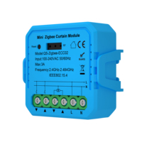 Nouvelle petite taille prix inférieur Zigbee stores rideau volet roulant contrôleur smart Zigbee rideau interrupteur module