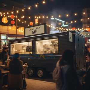 Custom Stainless Steel Stall Fast Van Pizza Truck Ice Cream Mobile Kiosk Coffee Taco Concession Food Trailer - Product Image 3