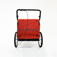 Remolque de Bicicleta Plegable para Niños, Remolque de Bicicleta para Correr al Aire Libre, Remolque de Bicicleta para Transportar Mercancías en el Parque