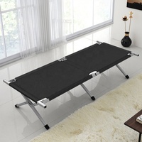 Lit pliant en toile durable, moderne, pour hôtel, école, bureau, maison, chambre à coucher, extérieur, jardin, vente en gros en provenance d'usine de meubles