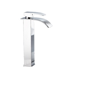 <span class=keywords><strong>Robinet</strong></span> de lavabo de salle de bain personnalisé en acier inoxydable 304, <span class=keywords><strong>robinet</strong></span> lisse à un seul trou pour comptoir - Product Image 1