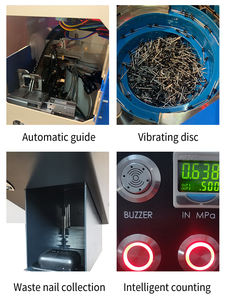 Otomatik konveyör çivi tabancası ve malzeme sıkıntısı alarm fonksiyonu perçin besleyici makinesi - Product Image 4